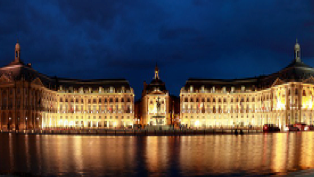 Bordeaux at night